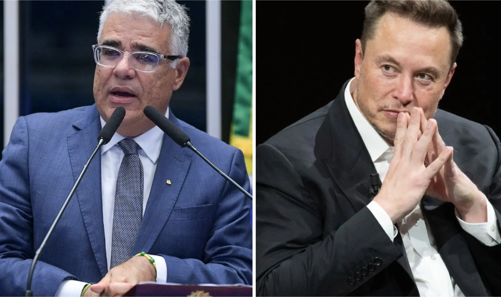 Imagem da notícia: 'My name is Eduardo Girão': Senador cearense agradece a Elon Musk por embate com Alexandre de Moraes