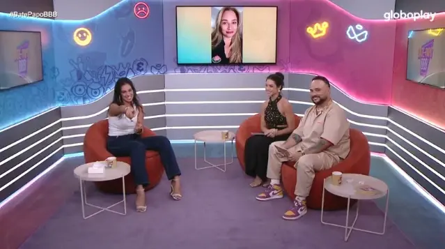 Imagem da notícia: No bate-papo BBB, Alane assiste recado da mãe e sente vergonha após revelação de affair 