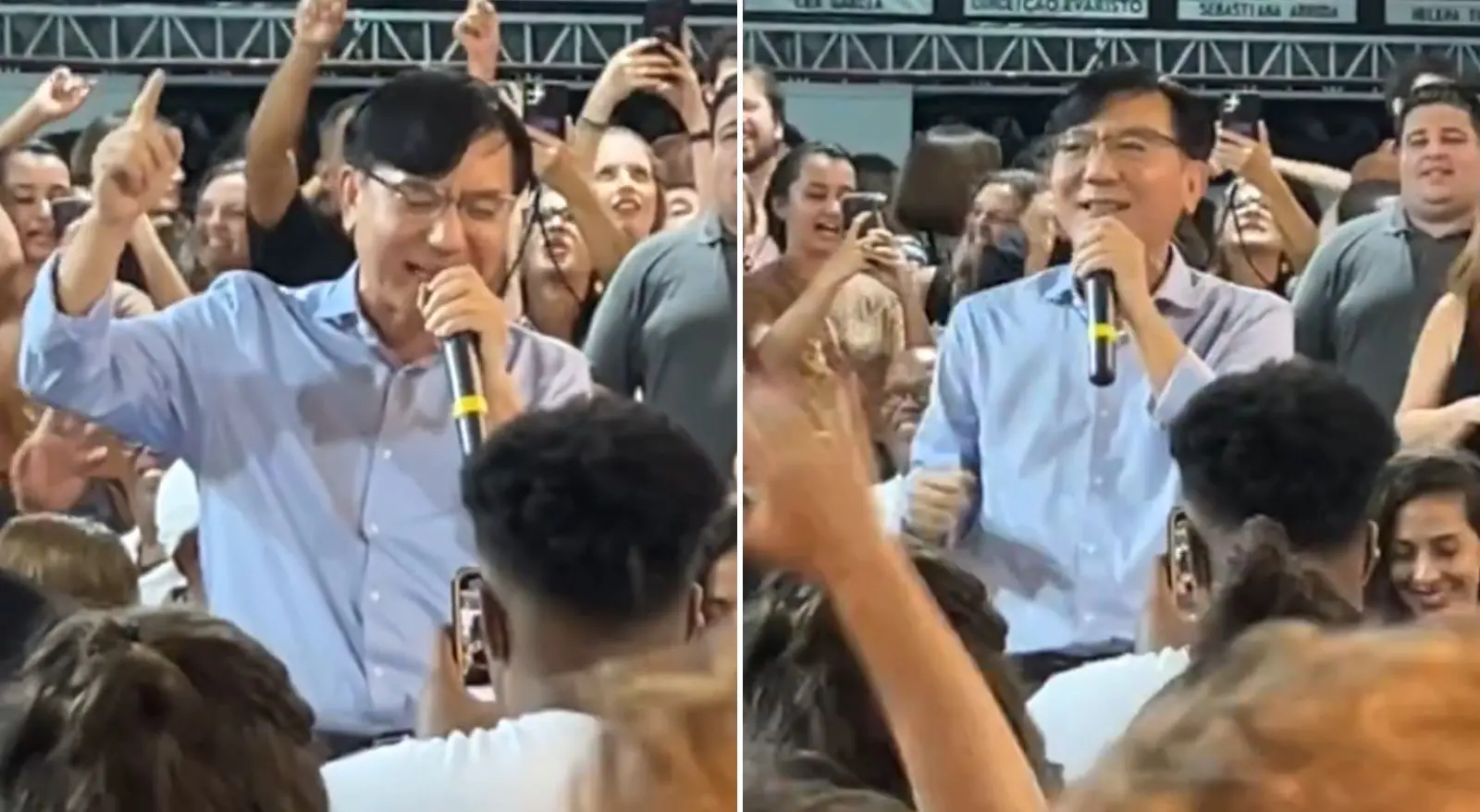 Imagem da notícia: Embaixador da Coreia do Sul viraliza ao cantar samba no Rio de Janeiro; veja vídeo