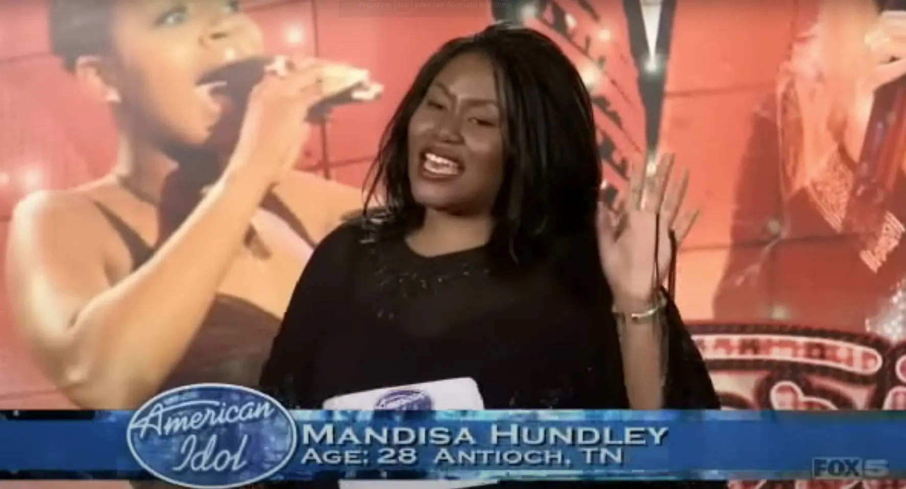 Imagem da notícia: Ex-participante de reality dos EUA, cantora Mandisa morre aos 47 anos