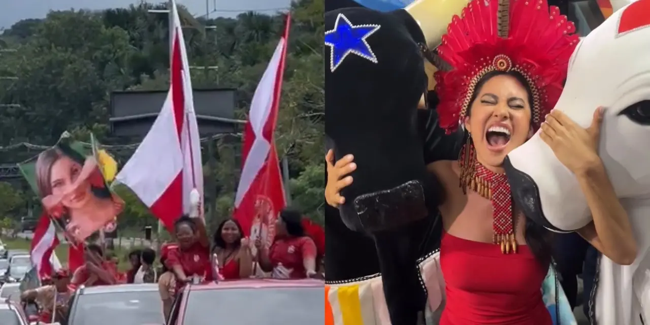 Imagem da notícia: BBB 24: fãs celebram chegada de Isabelle em Manaus com desfile