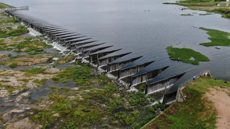 Açude Pacajus, um dos reservatórios que abastecem Fortaleza
