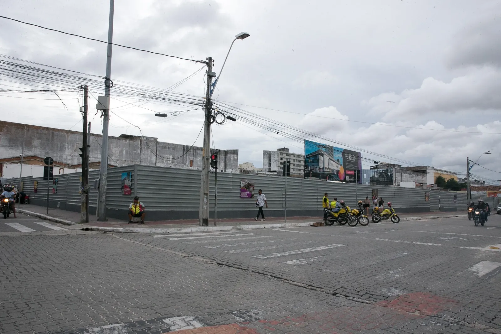 Obras onde estará localizado o Estação Fashion
