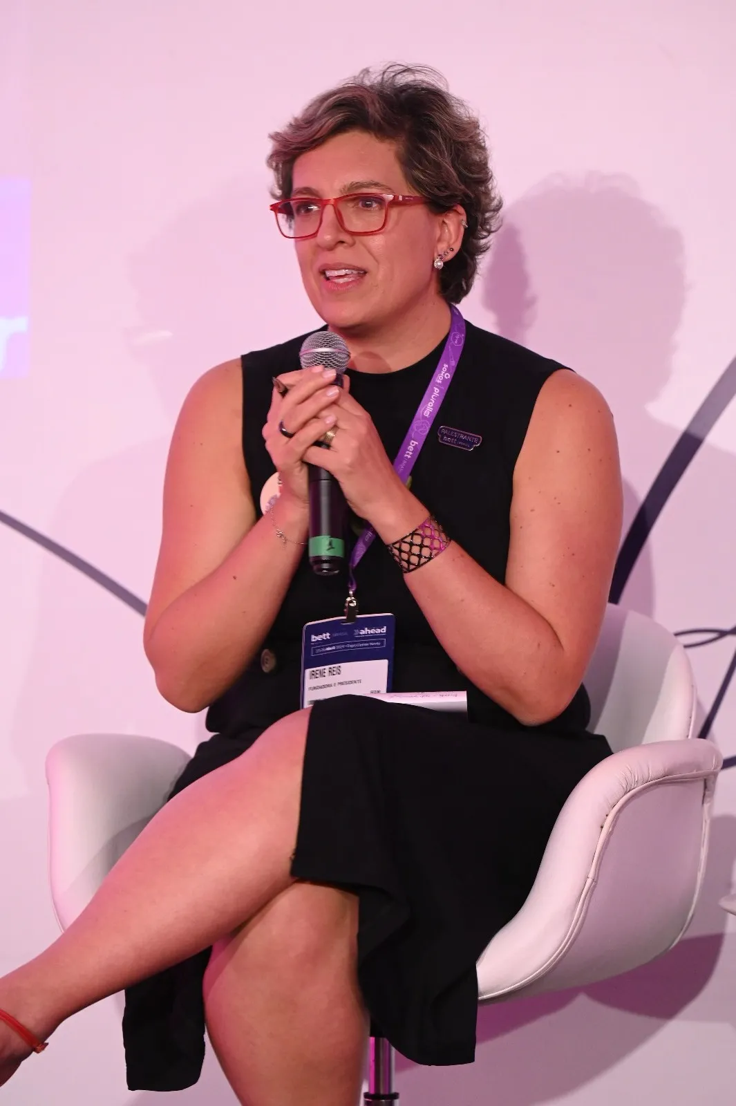 Irene Reis falou sobre a necessidade de a inclusão ser um aspecto essencial a todo educador, independemente de qual disciplina seja a sua formação inicial e atuação no cotidiano