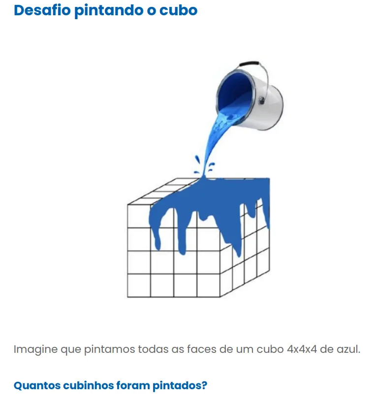 Uma das 65 atividades lúdicas de matemática disponibilizadas pelo Instituto Sidarta