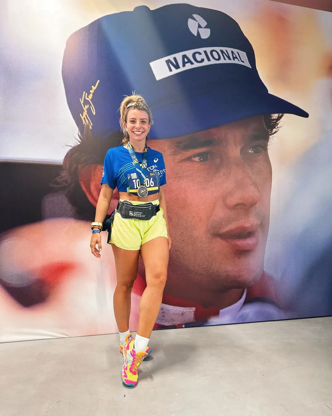 Julia Foti interpreta Galisteu no filme de Ayrton Senna