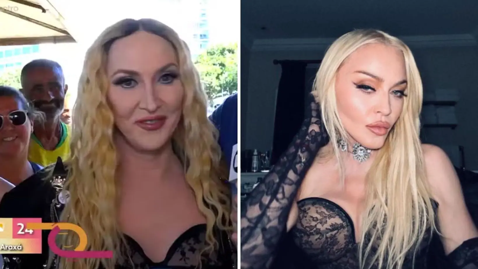 Imagem da notícia: Cosplay de Madonna gasta mais de R$ 1 milhão para parecer com cantora