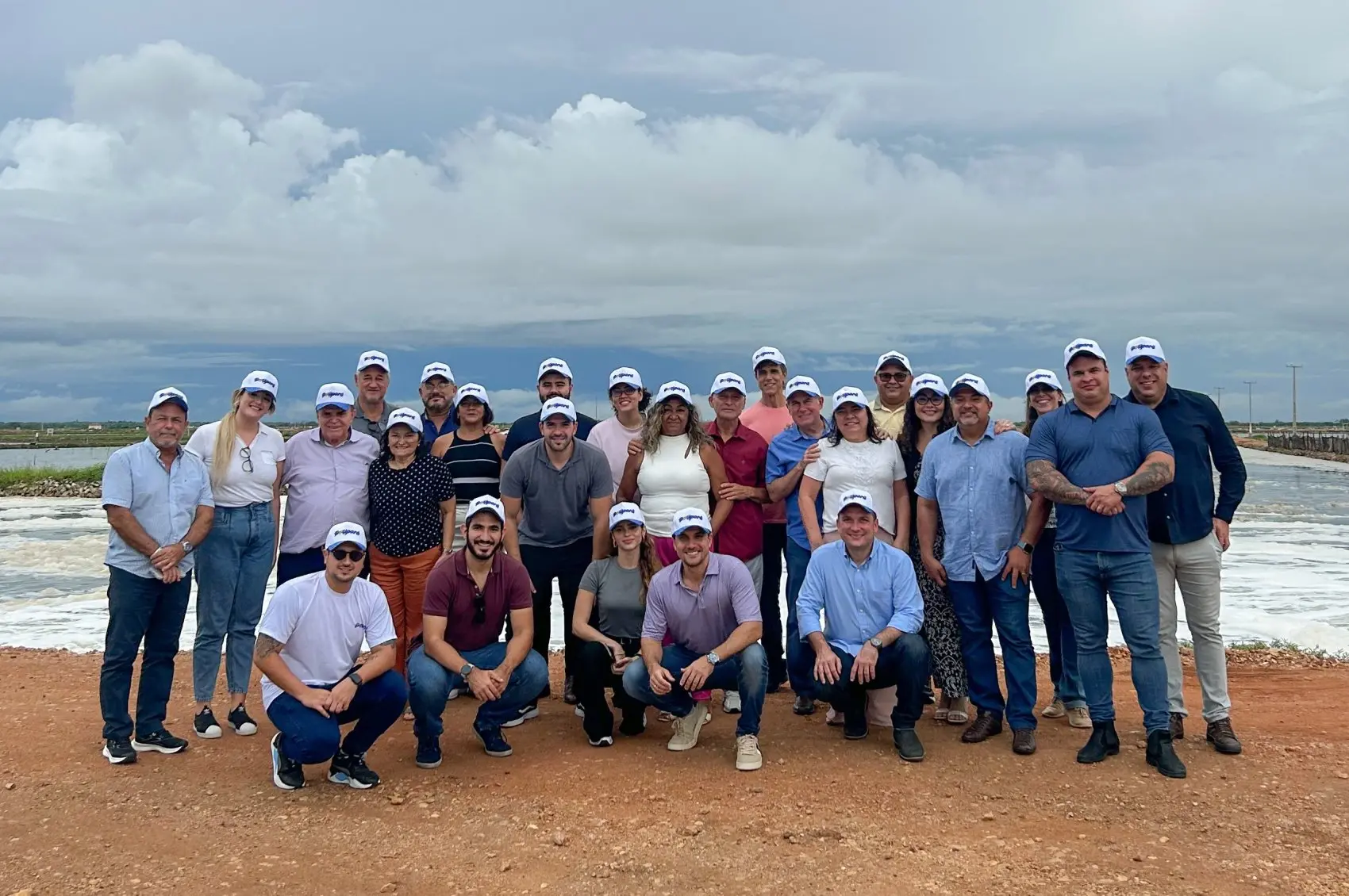 Imagem da notícia: Sindialimentos visita Potiporã, maior fazenda de camarão do país