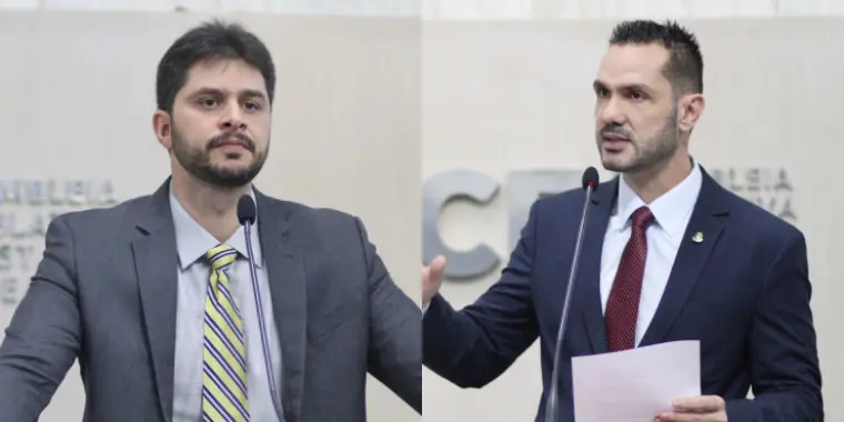 Imagem da notícia: Guilherme Landim se licencia por 120 dias; Guilherme Bismarck retorna à Alece após dois dias fora