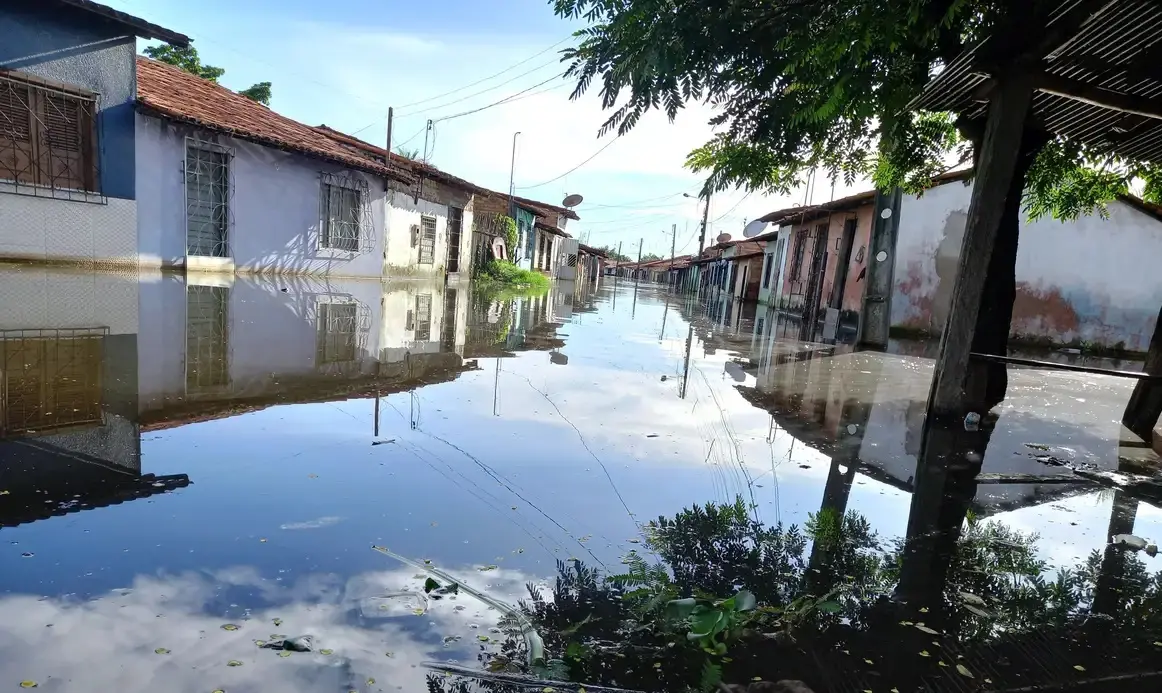 No ano passado, casas foram invadidas por água
