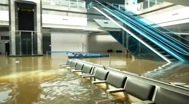 Imagem da notícia: Aeroporto de Porto Alegre só deve reabrir em setembro e tem passagens suspensas