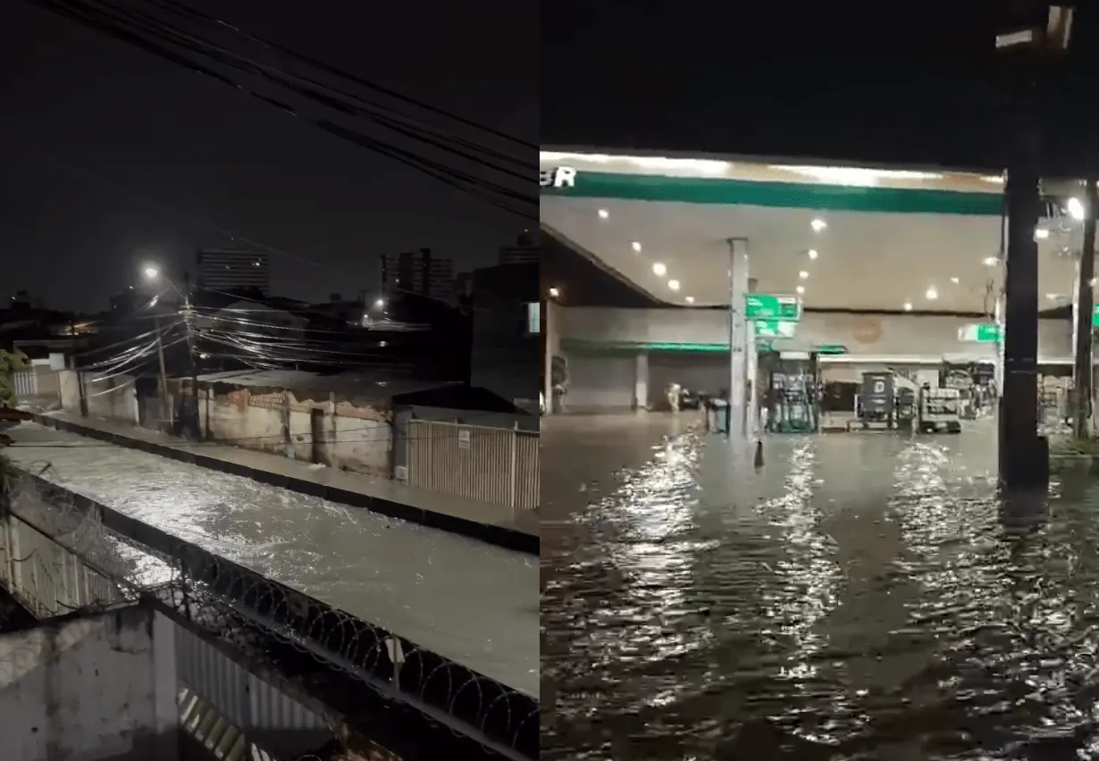 Imagem da notícia: Defesa Civil atende 40 ocorrências de alagamentos e inundações durante chuva em Fortaleza
