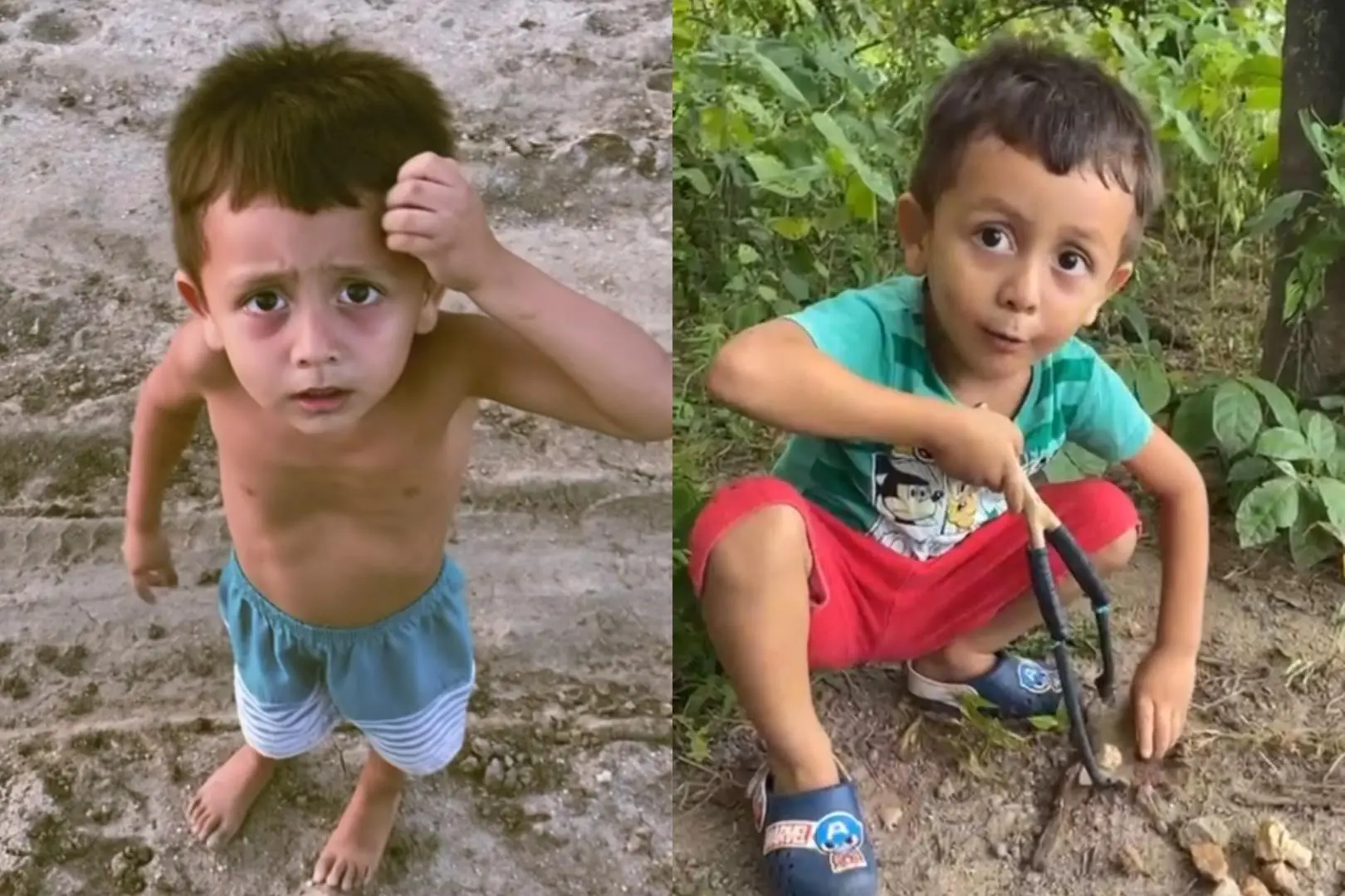 Imagem da notícia: Criança do vídeo 'Que foi, mulher?' viraliza e consegue dinheiro para cirurgia com vaquinha virtual