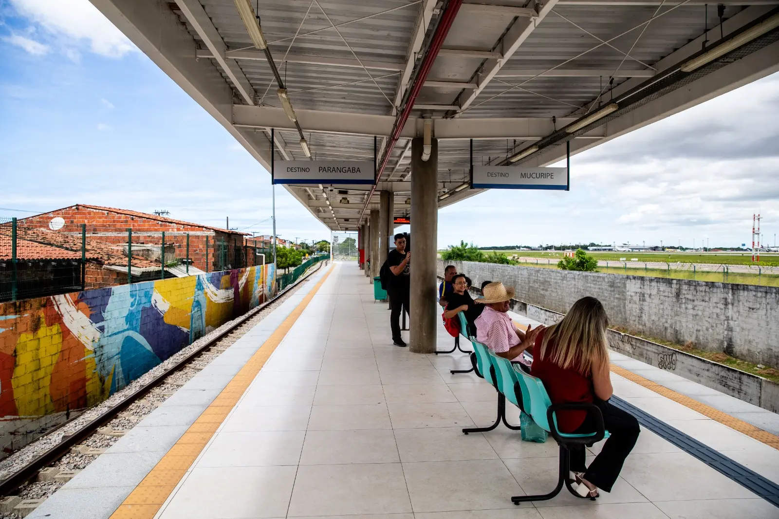 Estação Expedicionários do VLT Parangaba-Mucuripe foi entregue em 2022. Embora não seja diretamente obra da Copa, faz parte da linha planejada para o Mundial
