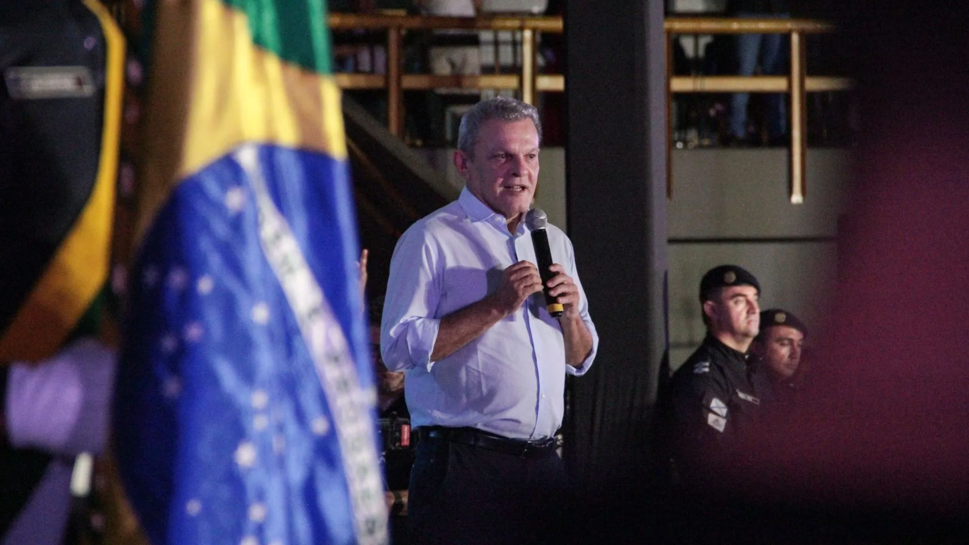 Em discurso, Sarto anunciou o programa Mais Segurança
