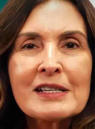 Fátima Bernardes sem maquiagem