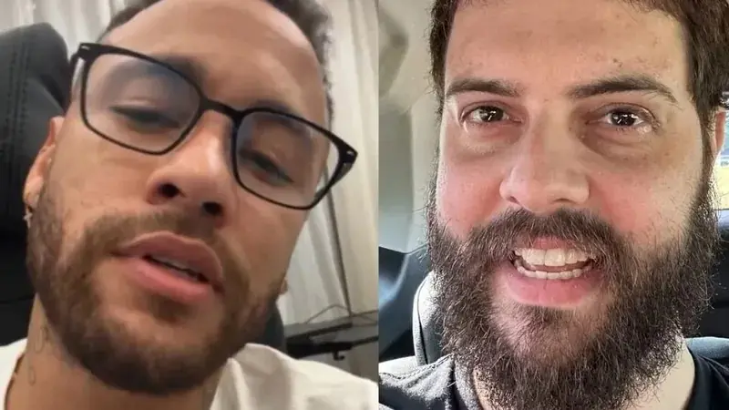 Imagem da notícia: Neymar rebate Diogo Defante após ironia do humorista contra jogador: 'Me liga para ganhar ibope'
