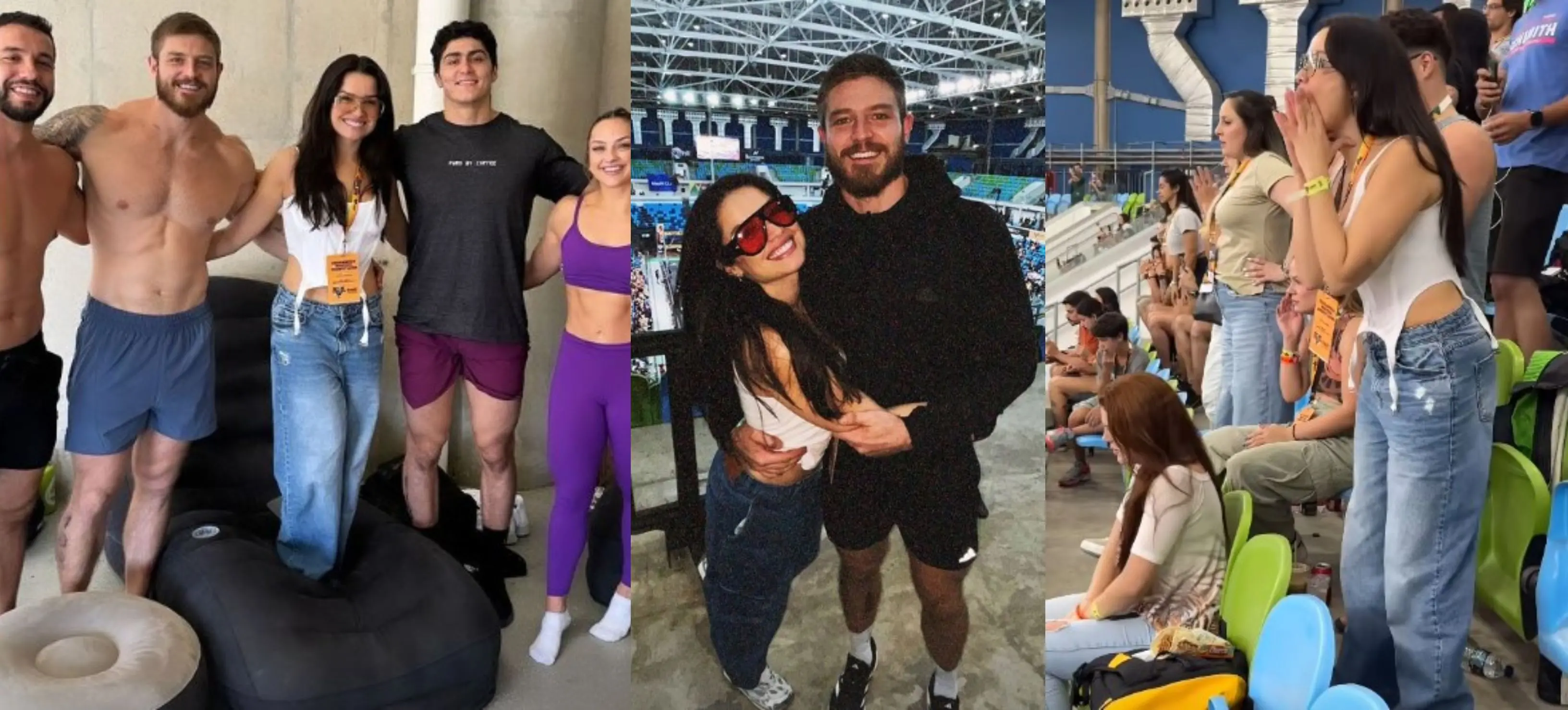 Imagem da notícia: Juliette acompanha o namorado em competição de crossfit