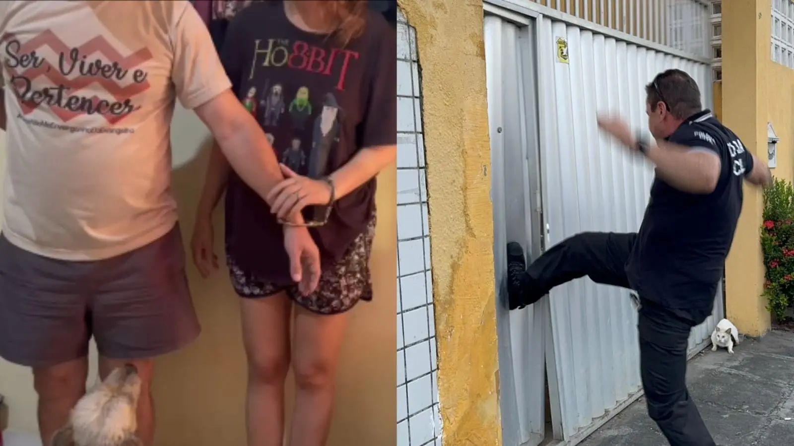 Imagem da notícia: Ator e influenciadora são presos no Ceará suspeitos de desviar doações ao RS
