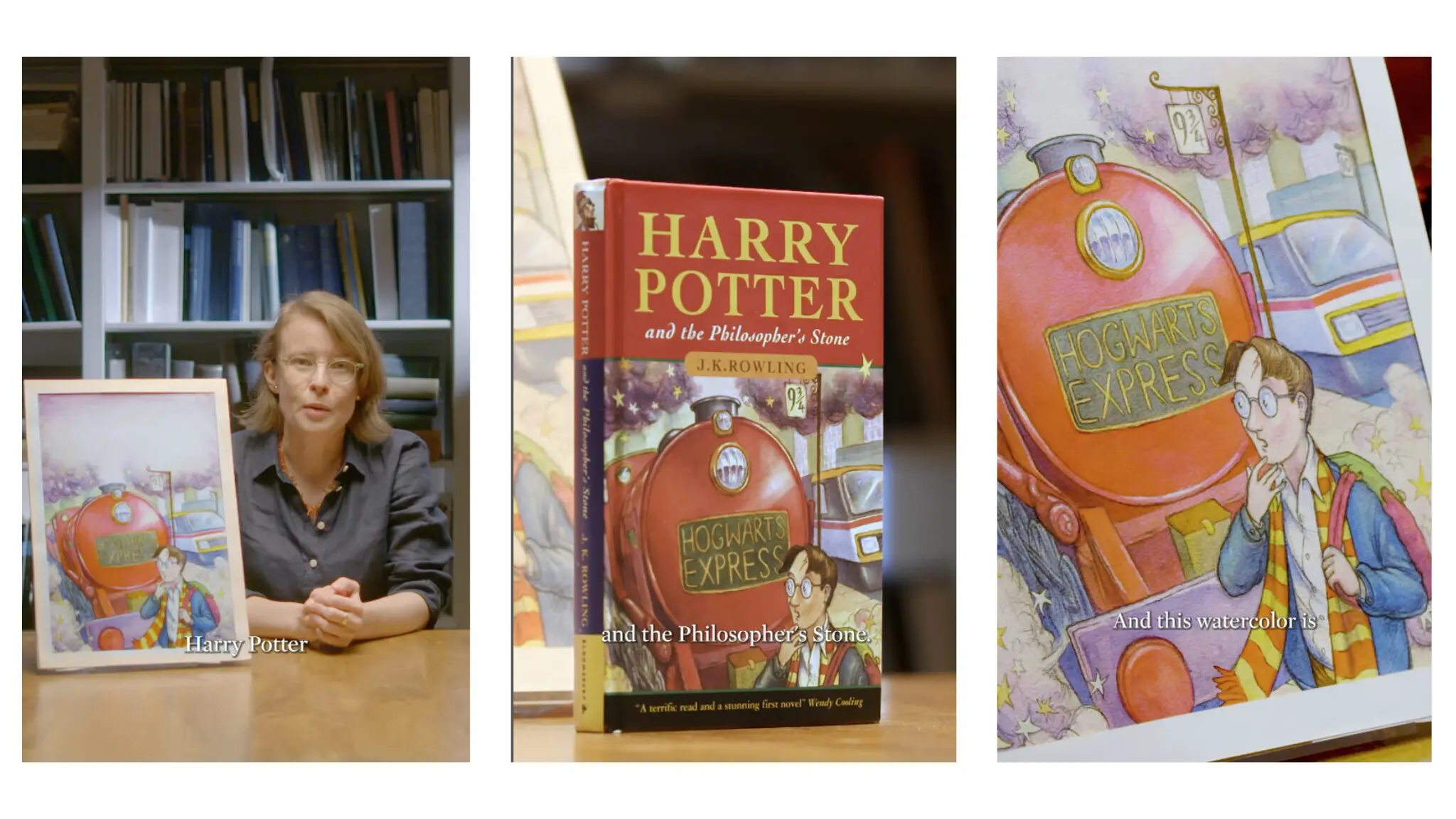 Imagem da notícia: Ilustração do primeiro livro de Harry Potter irá a leilão por valor milionário; veja detalhes 