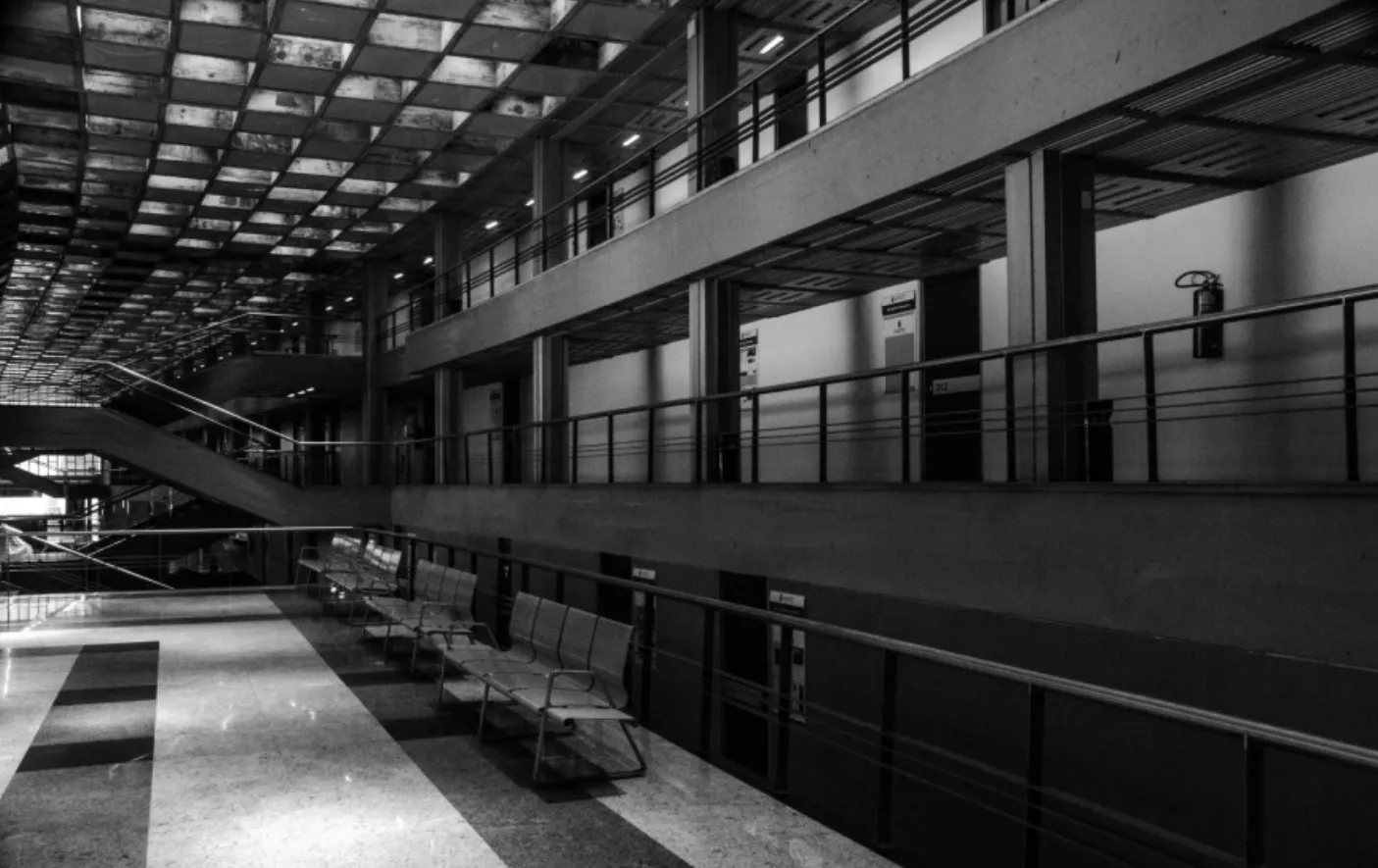 Estrutura interna do palácio da Assembleia