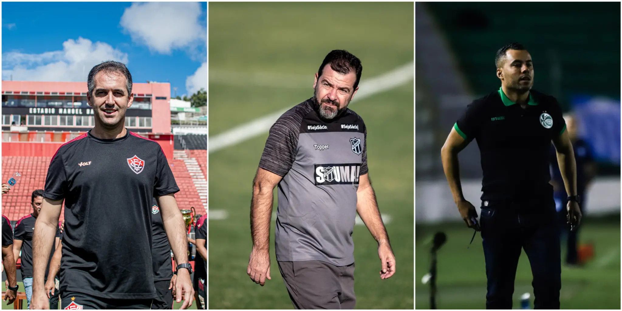 Léo Condé, Enderson Moreira e Jair Ventura
