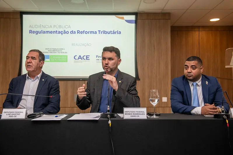 Imagem da notícia: Em Fortaleza, deputados debatem regulamentação da reforma tributária com empresários do Ceará