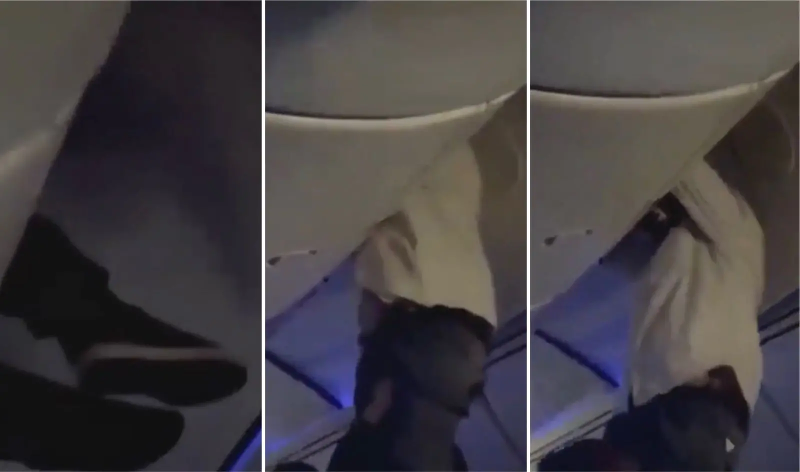 Imagem da notícia Passageiro é resgatado do teto de avião após turbulência; aeronave fez pouso de emergência em Natal