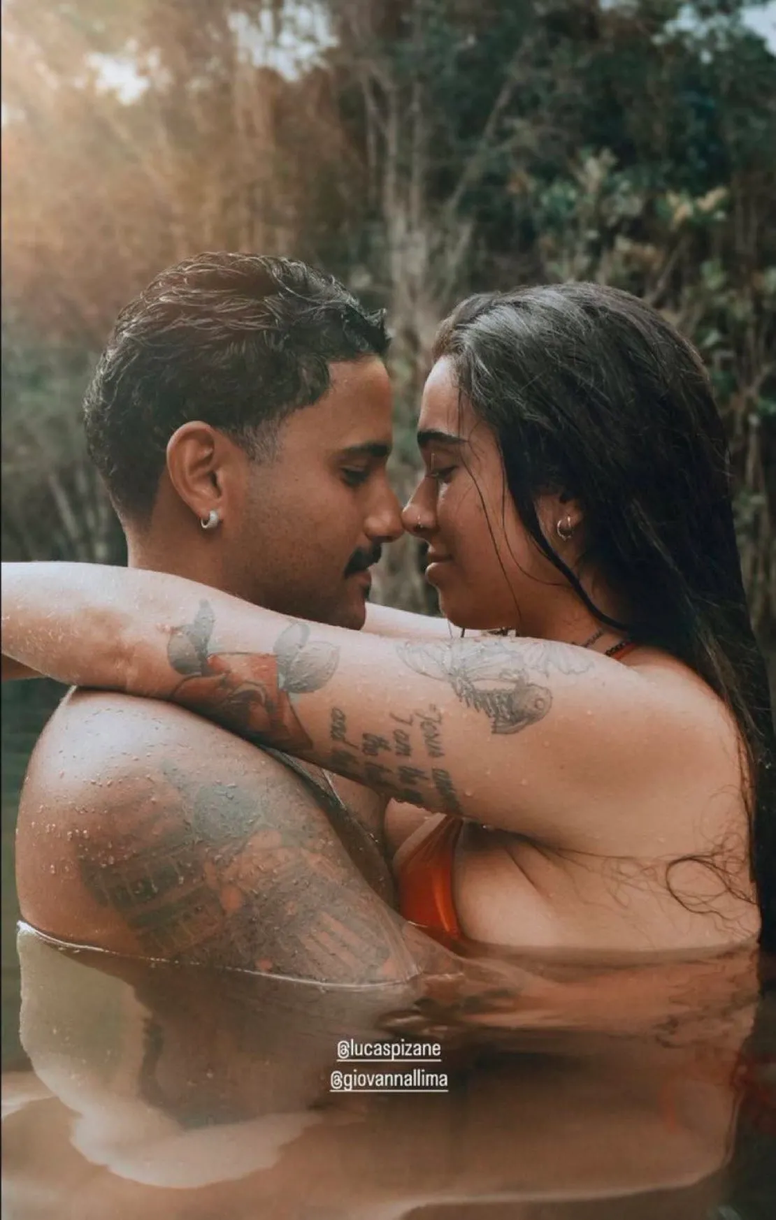 Foto foi divulgada em um Instagram, mas não foi publicada pelo suposto casal