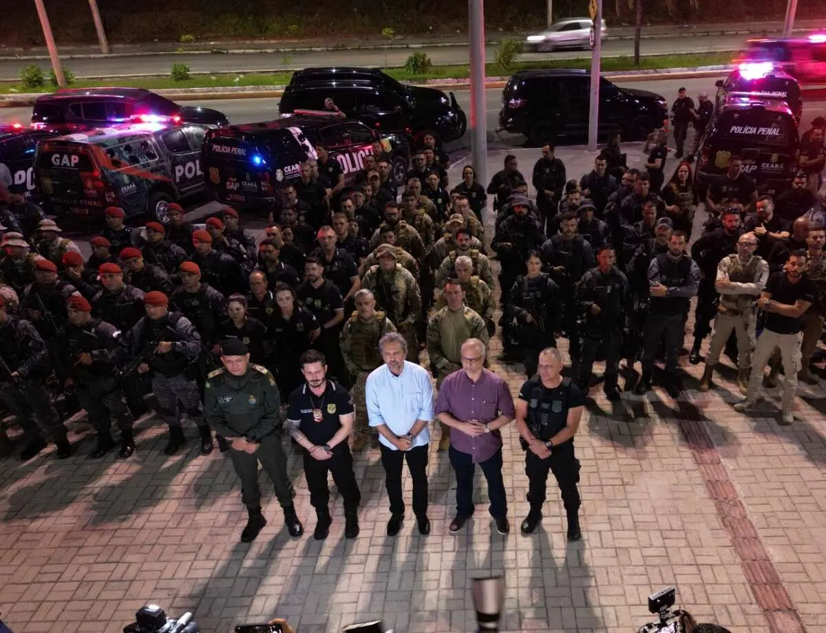 PCCE e PMCE atuam de forma coordenada, com apoio da Secretaria de Administração Penitenciária (SAP).
