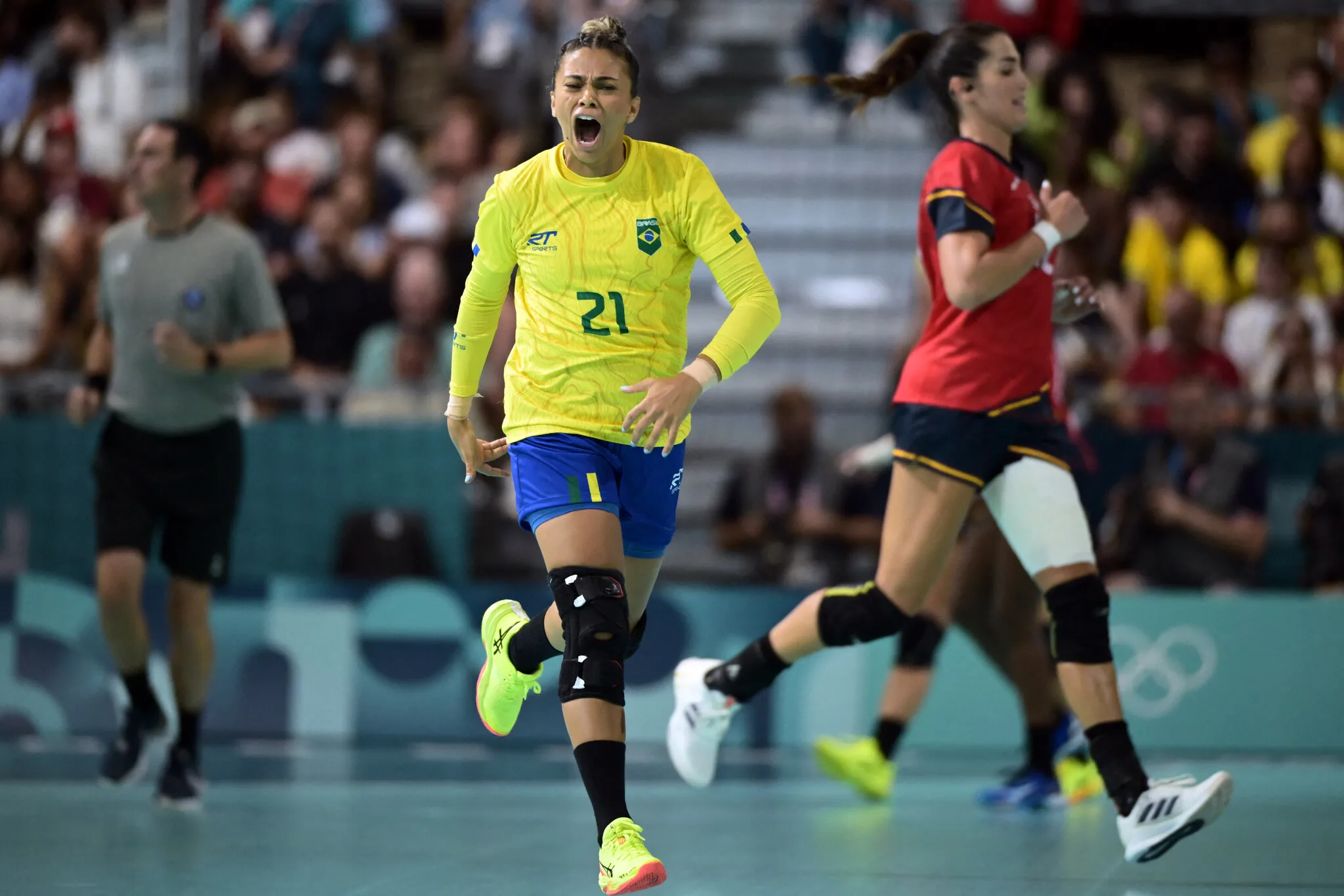 Adriana Doce em jogo pelas Olimpíadas de Paris