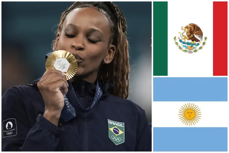 Imagem da notícia: Se fosse um país, Rebeca Andrade teria mais medalhas que Argentina, México e vários outros países