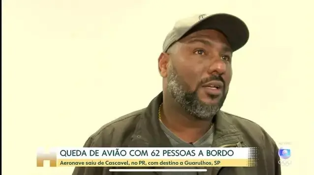 Imagem da notícia: Passageiro da Voepass foi impedido de entrar em avião que caiu em SP: 'Salvou minha vida'