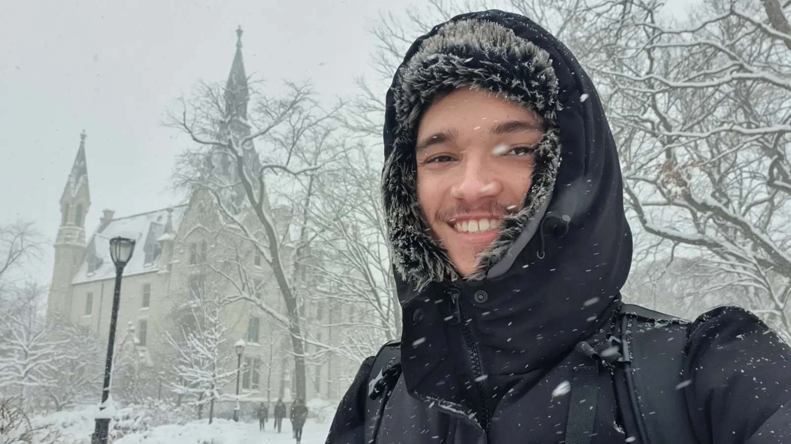 Estudante passou a viver uma nova realidade fora do País