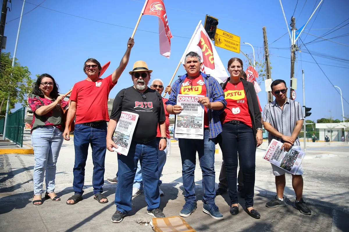 Candidato do PSTU realizou primeiro ato de campanha no Centro