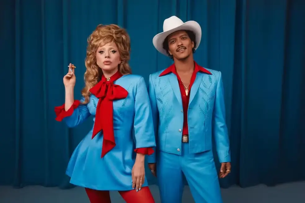 Imagem da notícia: Lady Gaga e Bruno Mars lançam música inédita juntos; veja o clipe de 'Die With a Smile'