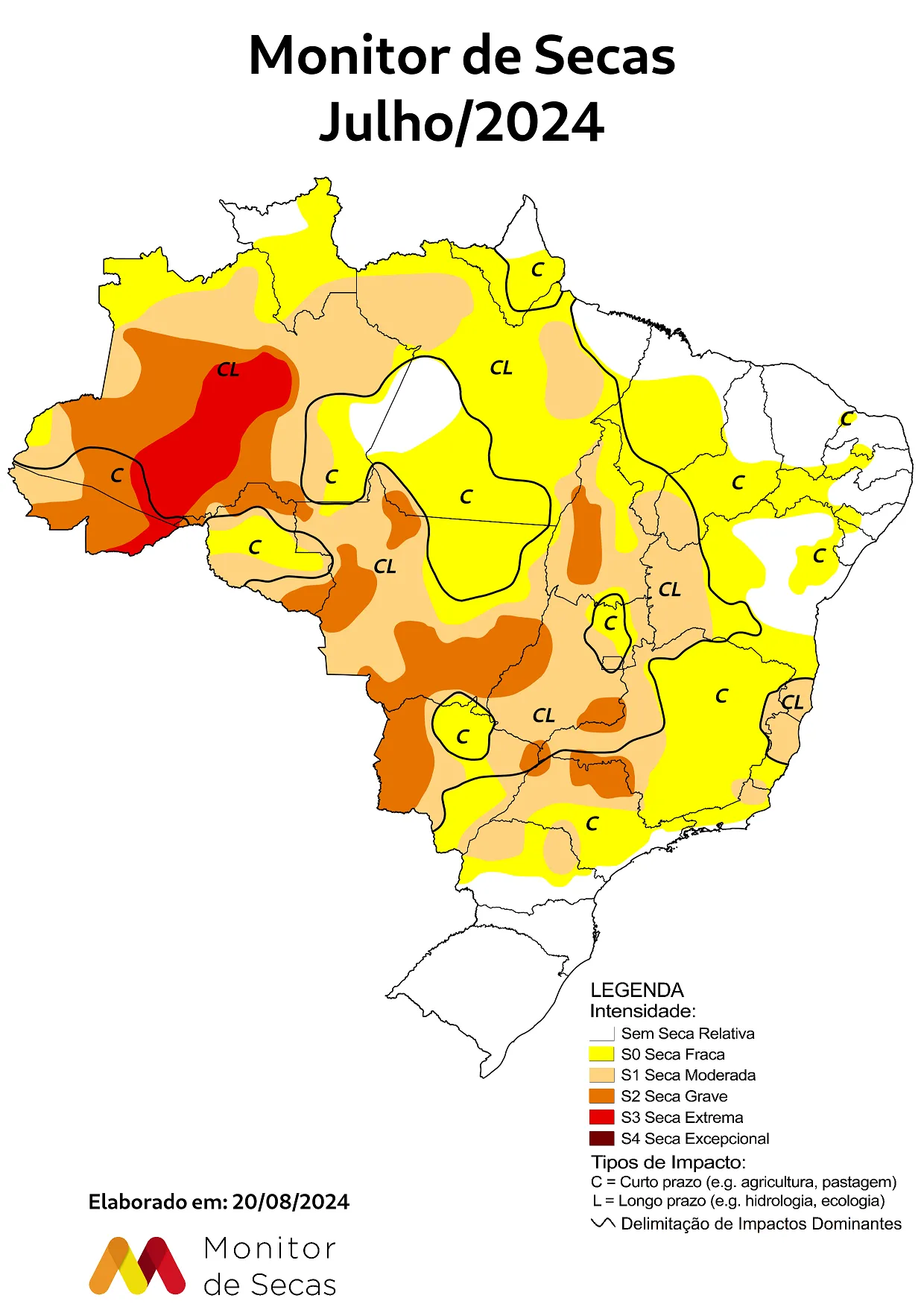 Levantamento mais recente, divulgado em agosto