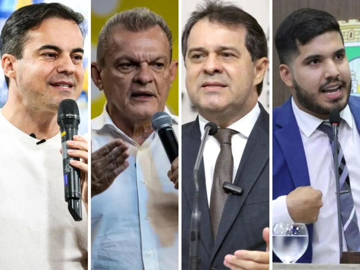 Imagem da notícia: Pesquisa Quaest Fortaleza: Capitão Wagner tem 31%; Sarto, 22%; Evandro, 14%; André,14%