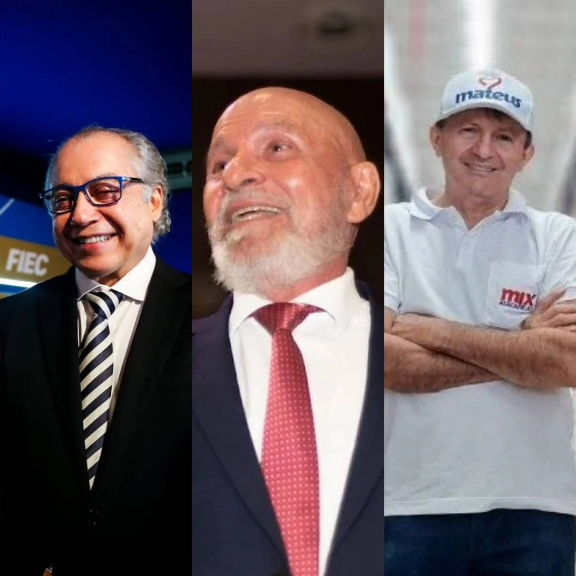 Mário Araripe, Cândido Pinheiro Koren de Lima e Ilson Mateus
