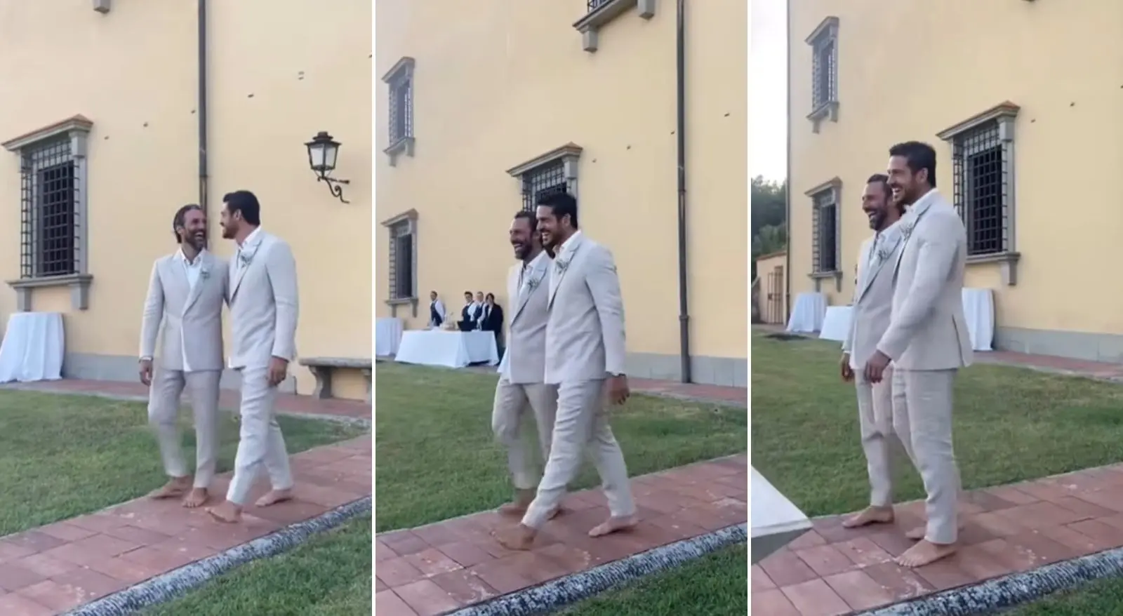 Imagem da notícia: Ator Marco Pigossi e cineasta italiano casam em cerimônia na Toscana