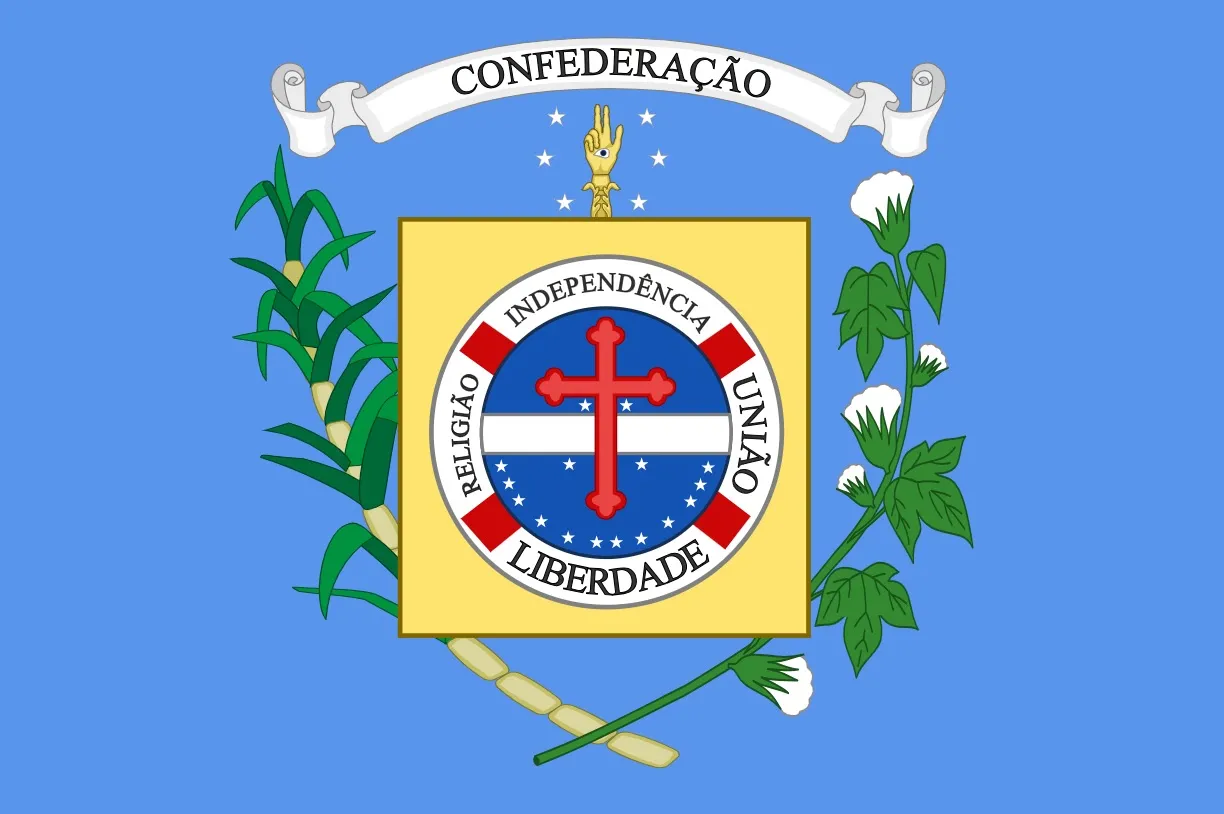 Bandeira da Confederação do Equador, movimento ocorrido no Nordeste em 1824