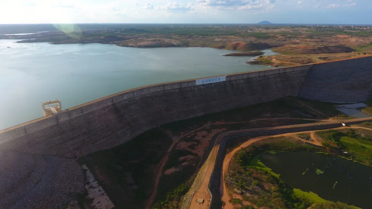 Castanhão foi um dos reservatórios construídos para controlar as cheias no Vale do Jaguaribe