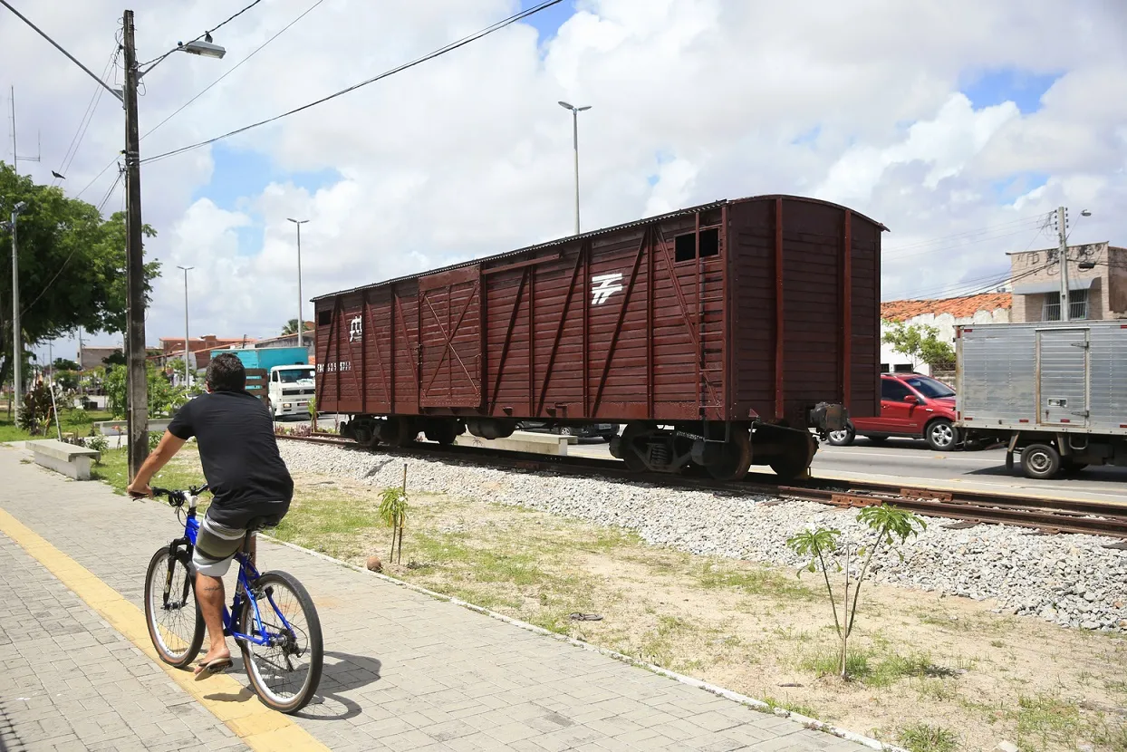 Vagão no fim de 2018, após a abertura da nova Avenida José Jatahy