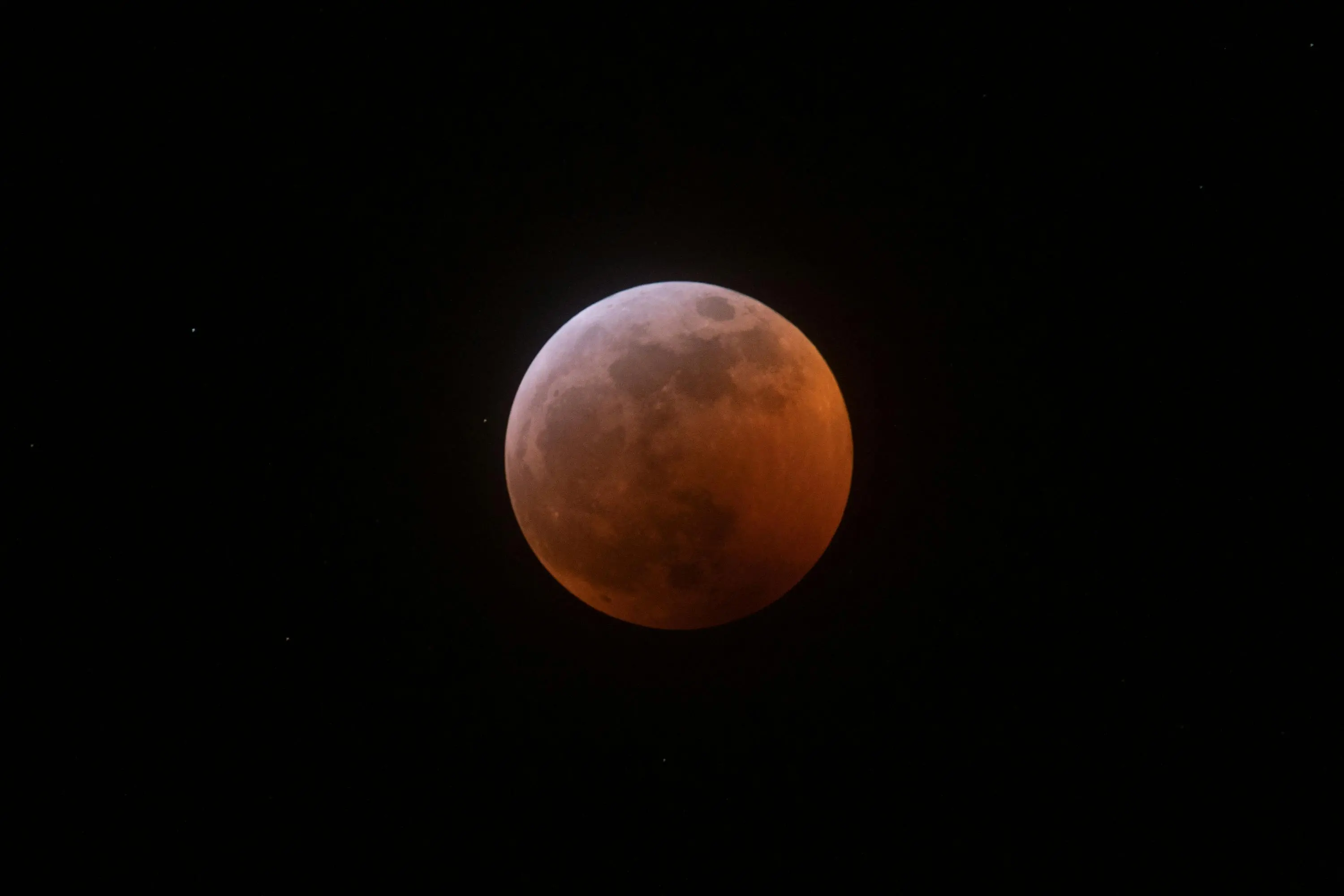 Imagem de eclipse lunar