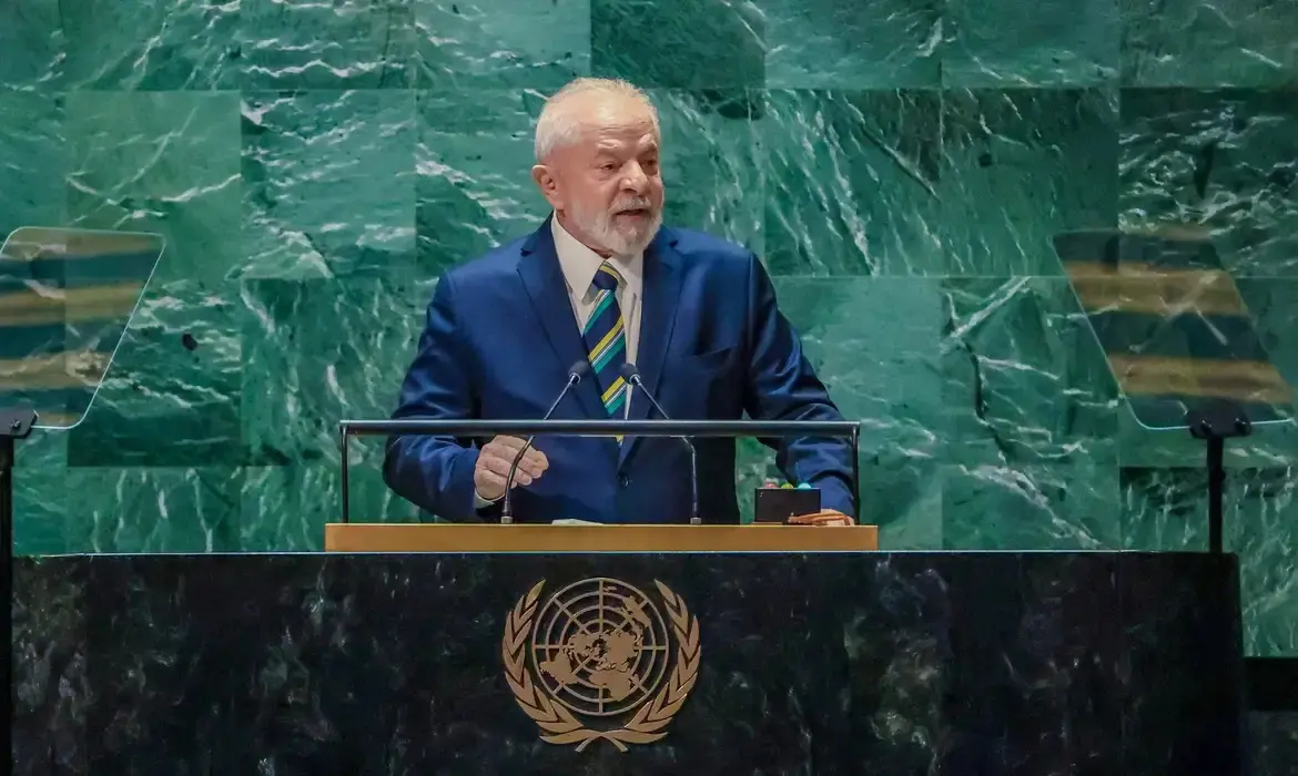 Imagem da notícia: Lula fala sobre mudanças climáticas e cobra reformas em evento da ONU; confira