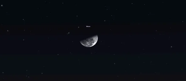 A Lua passará pela fase de último quarto, nascendo no meio da noite e aparecendo proeminente no céu antes do amanhecer
