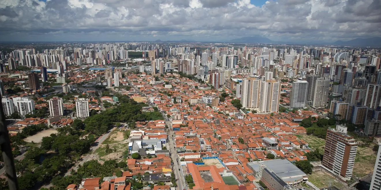 Visão aérea da cidade de Fortaleza