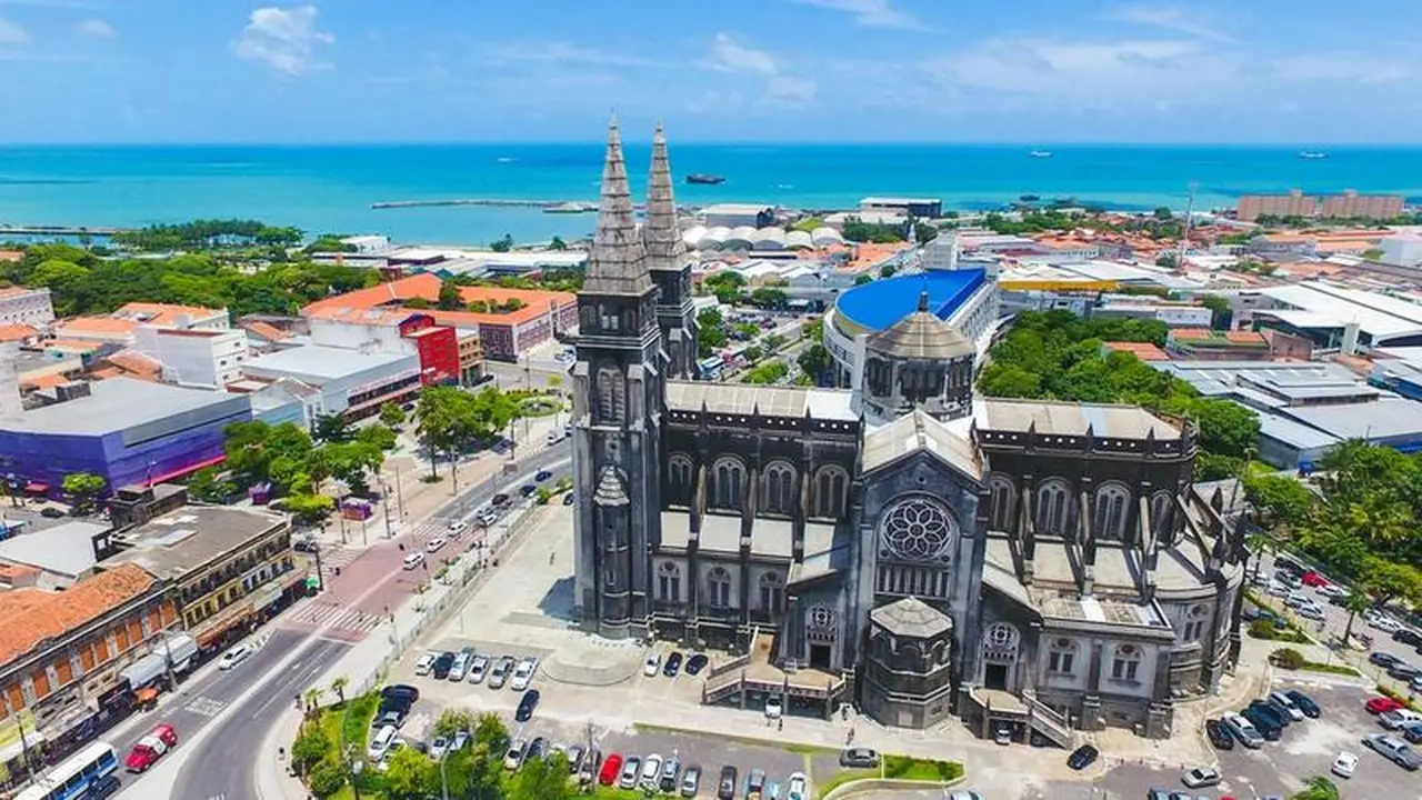 Centro de Fortaleza visto de cima