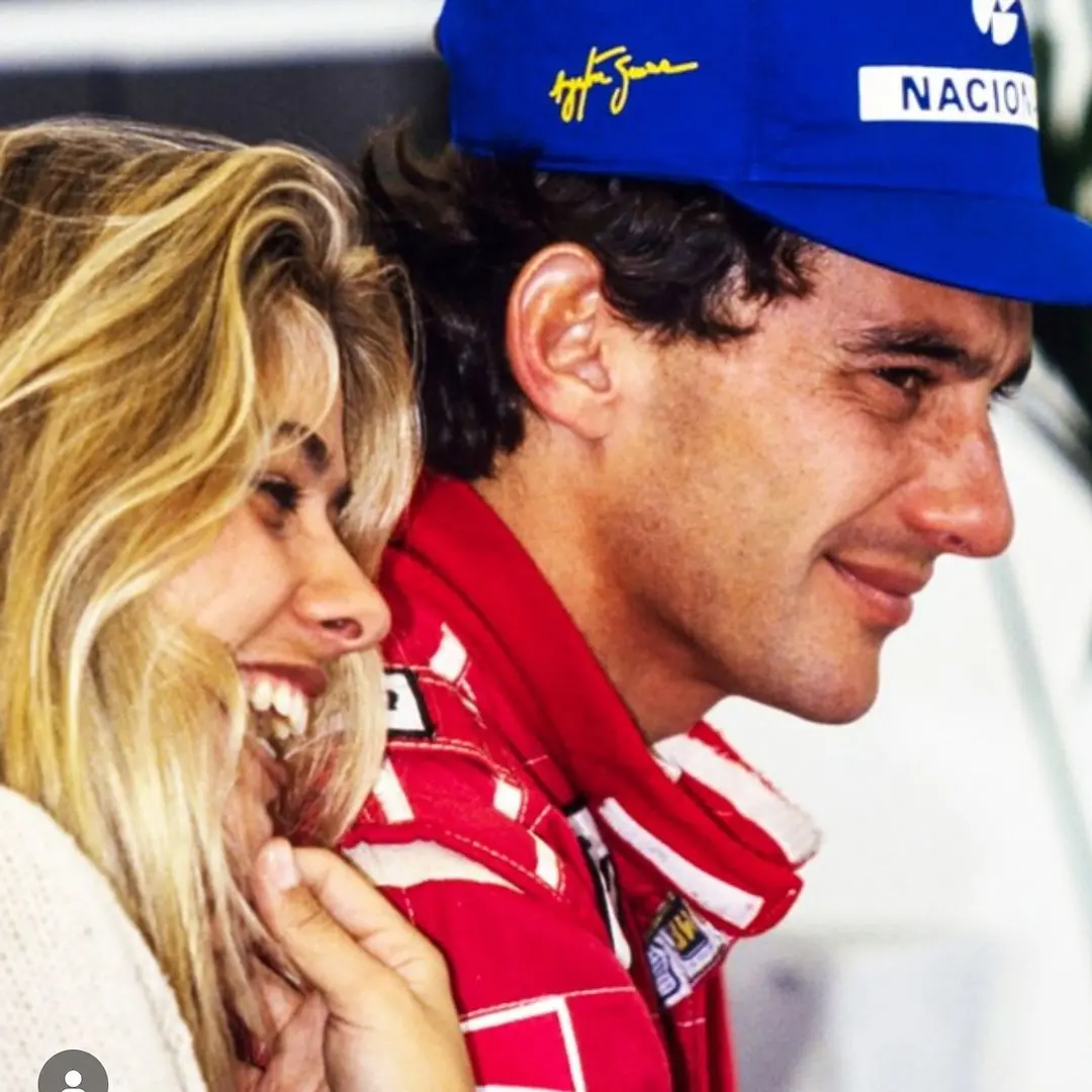 Imagem da notícia: Adriane Galisteu publica homenagem a Senna: 'Até a chuva foi pra você'