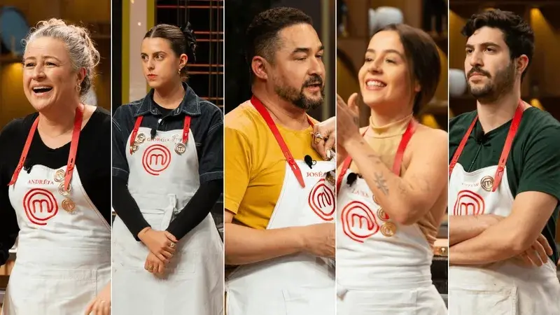 Imagem da notícia: Saiba quais participantes chegaram ao top 5 do MasterChef Brasil 2024